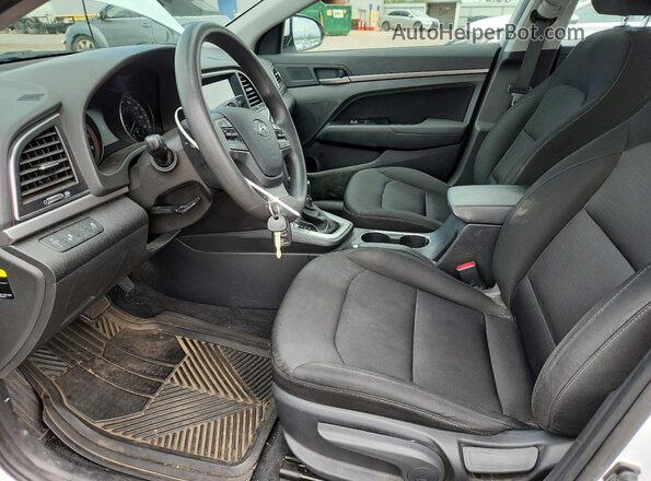 5NPD84LF8JH296665 2018 HYUNDAI ELANTRA White Вид салону спереду