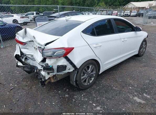 5NPD84LF8JH310340 2018 HYUNDAI ELANTRA White Rear right