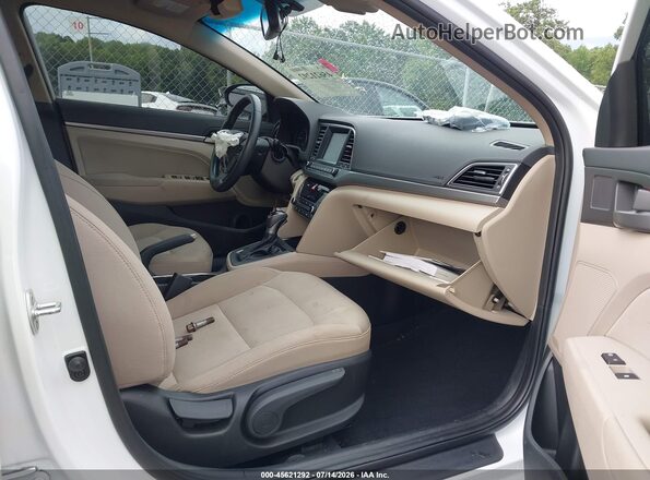 5NPD84LF8JH310340 2018 HYUNDAI ELANTRA White Front interior view