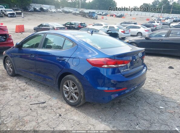 5NPD84LF8JH320088 2018 HYUNDAI ELANTRA Dark Blue უკანა მარცხენა
