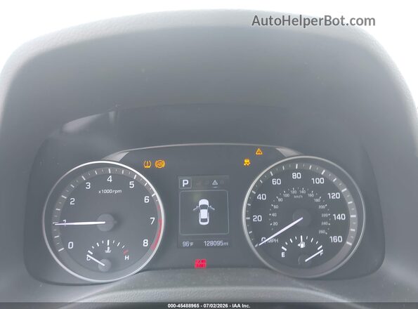 5NPD84LF8JH320088 2018 HYUNDAI ELANTRA Dark Blue უკანა სავარძლების ხედი