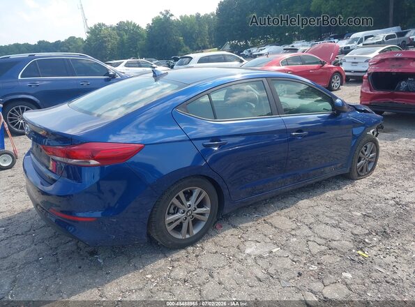 5NPD84LF8JH320088 2018 HYUNDAI ELANTRA Dark Blue უკანა მარჯვენა