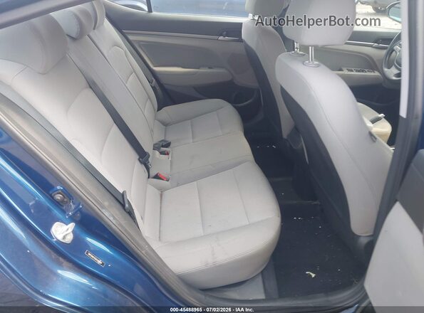 5NPD84LF8JH320088 2018 HYUNDAI ELANTRA Dark Blue VIN კოდის სტიკერის ხედი