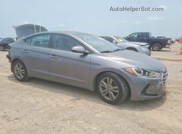 5NPD84LF8JH362146 2018 HYUNDAI ELANTRA Gray წინა მარჯვენა