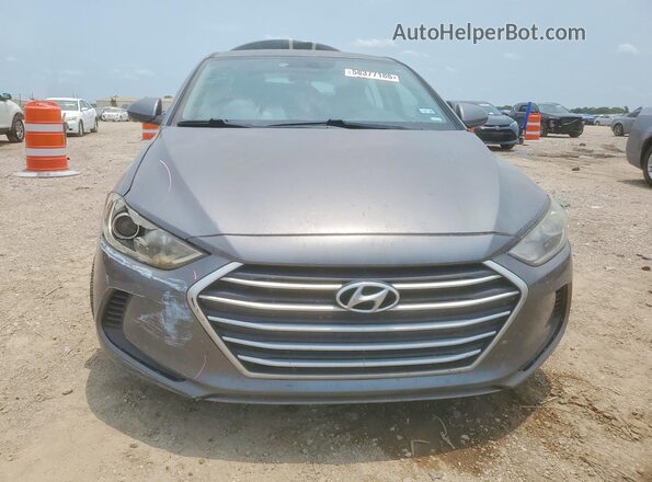 5NPD84LF8JH362146 2018 HYUNDAI ELANTRA Gray წინა ხედი