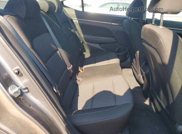 5NPD84LF8JH365287 2018 HYUNDAI ELANTRA Gray Հետևի նստատեղերի տեսք