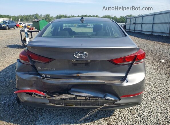 5NPD84LF8JH365287 2018 HYUNDAI ELANTRA Gray Հետևի տեսք