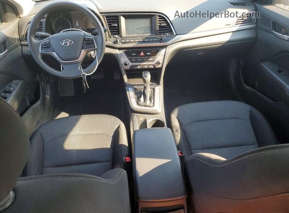 5NPD84LF8JH365287 2018 HYUNDAI ELANTRA Gray Առջևի վահանակի տեսք