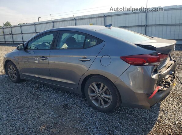 5NPD84LF8JH365287 2018 HYUNDAI ELANTRA Gray Հետևի ձախ
