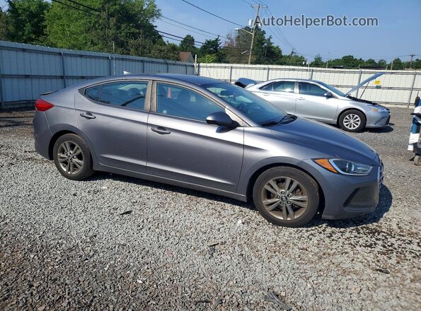 5NPD84LF8JH365287 2018 HYUNDAI ELANTRA Gray Առջևի աջ
