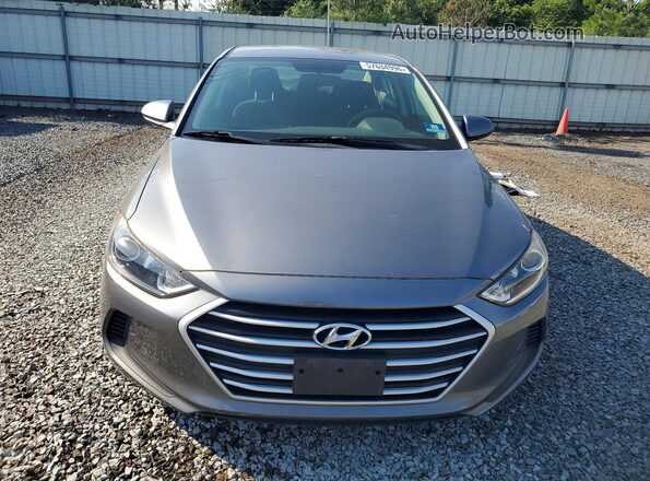 5NPD84LF8JH365287 2018 HYUNDAI ELANTRA Gray Դիմացի տեսք