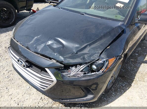 5NPD84LF8JH371834 2018 HYUNDAI ELANTRA Black Դիմացի տեսք