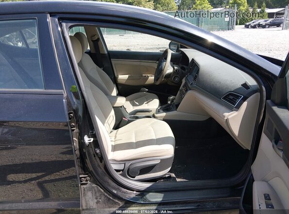 5NPD84LF8JH371834 2018 HYUNDAI ELANTRA Black Սալոնի դիմացի տեսք