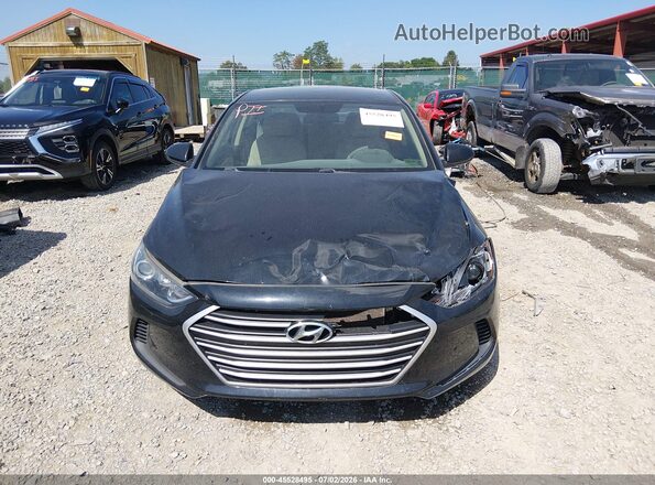 5NPD84LF8JH371834 2018 HYUNDAI ELANTRA Black Սարքավորումների վահանակի տեսք