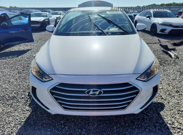 5NPD84LF8JH375740 2018 HYUNDAI ELANTRA White Vista frontal