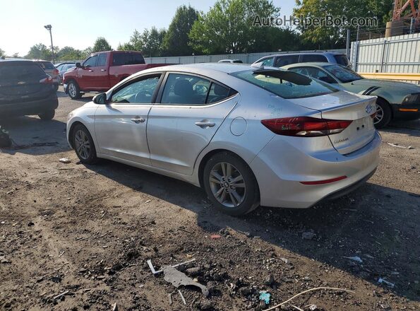 5NPD84LF8JH378542 2018 HYUNDAI ELANTRA Silver Trasero izquierdo