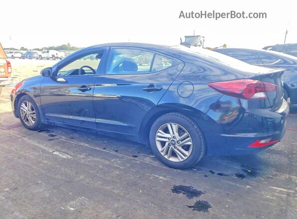 5NPD84LF8KH403568 2019 HYUNDAI ELANTRA Black Հետևի ձախ