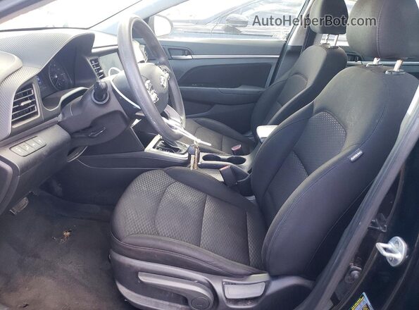 5NPD84LF8KH403568 2019 HYUNDAI ELANTRA Black Սալոնի դիմացի տեսք