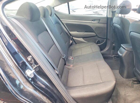 5NPD84LF8KH403568 2019 HYUNDAI ELANTRA Black Հետևի նստատեղերի տեսք