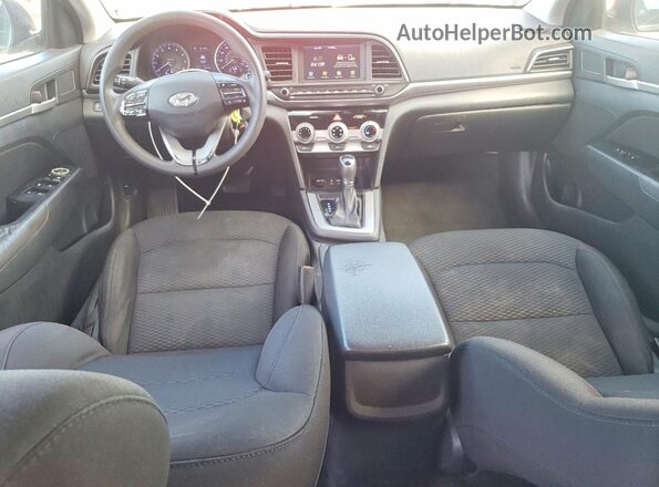 5NPD84LF8KH403568 2019 HYUNDAI ELANTRA Black Առջևի վահանակի տեսք
