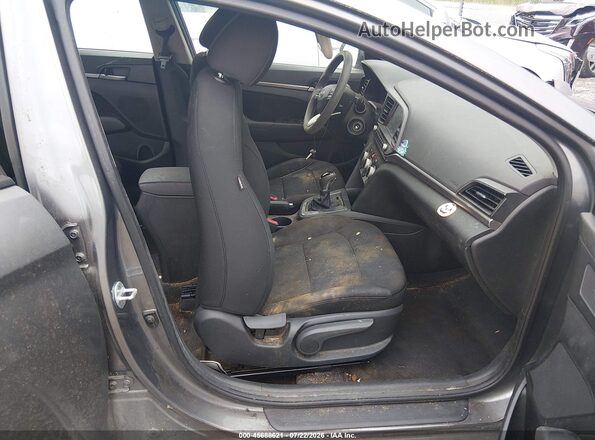 5NPD84LF8KH404641 2019 HYUNDAI ELANTRA Gray Vista interior delantera