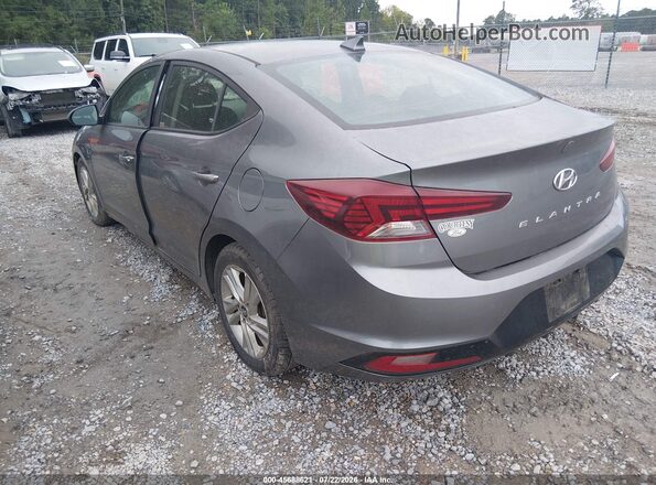 5NPD84LF8KH404641 2019 HYUNDAI ELANTRA Gray Trasero izquierdo