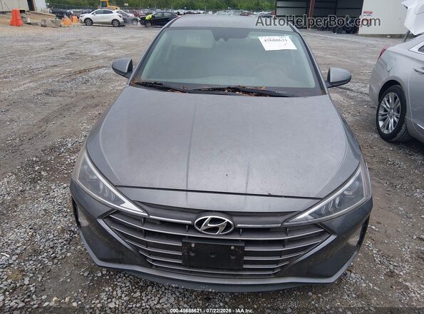 5NPD84LF8KH404641 2019 HYUNDAI ELANTRA Gray Vista frontal