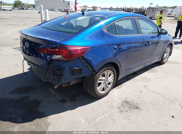 5NPD84LF8KH426381 2019 HYUNDAI ELANTRA Blue Rear right
