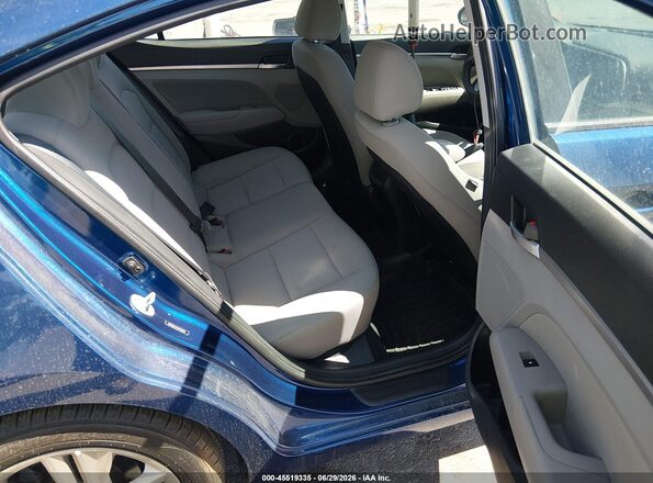5NPD84LF8KH426381 2019 HYUNDAI ELANTRA Blue VIN sticker view