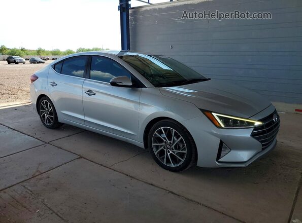 5NPD84LF8KH429703 2019 HYUNDAI ELANTRA Silver Delantero derecho