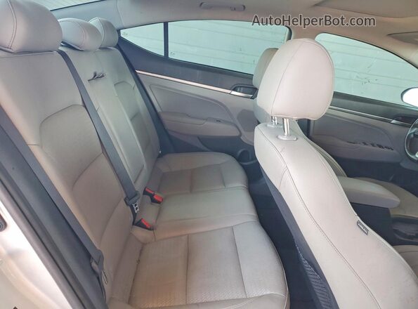5NPD84LF8KH429703 2019 HYUNDAI ELANTRA Silver Vista de los asientos traseros