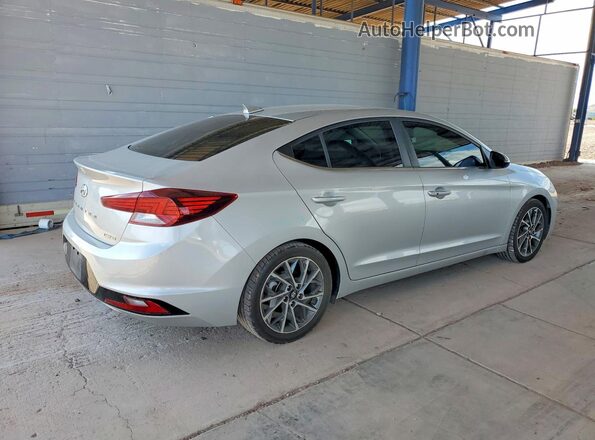 5NPD84LF8KH429703 2019 HYUNDAI ELANTRA Silver Trasero derecho