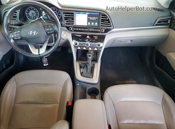 5NPD84LF8KH429703 2019 HYUNDAI ELANTRA Silver Vista del salpicadero
