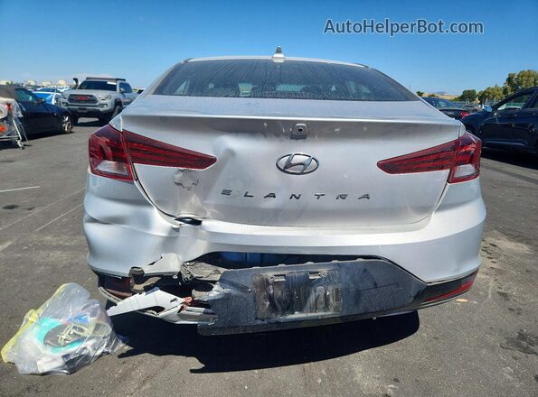 5NPD84LF8KH430222 2019 HYUNDAI ELANTRA Silver Вид ззаду