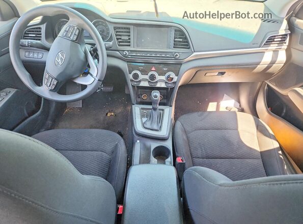 5NPD84LF8KH430222 2019 HYUNDAI ELANTRA Silver Вид панелі приладів