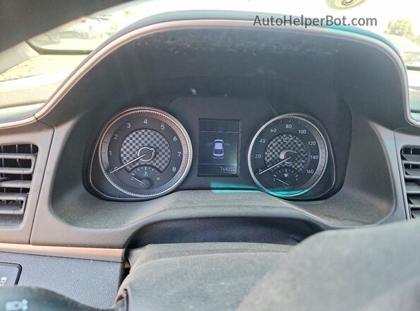 5NPD84LF8KH430222 2019 HYUNDAI ELANTRA Silver Вид щитка приладів