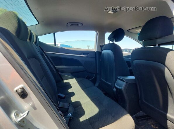 5NPD84LF8KH430222 2019 HYUNDAI ELANTRA Silver Вид задніх сидінь