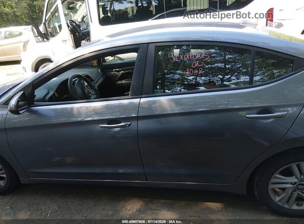 5NPD84LF8KH430849 2019 HYUNDAI ELANTRA Gray სალონის 360-გრადუსიანი ხედი