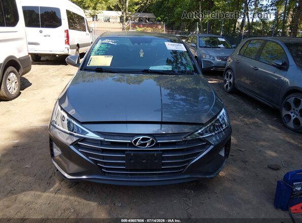 5NPD84LF8KH430849 2019 HYUNDAI ELANTRA Gray ხელსაწყოთა პანელის ხედი