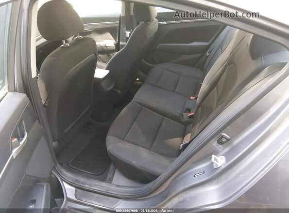 5NPD84LF8KH430849 2019 HYUNDAI ELANTRA Gray VIN კოდის სტიკერის ხედი