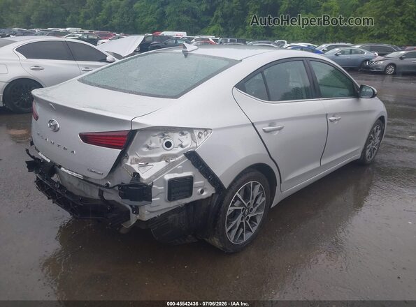 5NPD84LF8KH437705 2019 HYUNDAI ELANTRA Silver Tył prawy