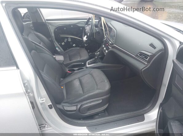 5NPD84LF8KH437705 2019 HYUNDAI ELANTRA Silver Widok wnętrza z przodu