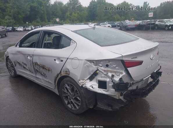 5NPD84LF8KH437705 2019 HYUNDAI ELANTRA Silver Tył lewy
