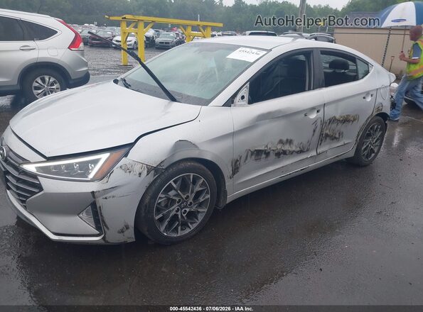 5NPD84LF8KH437705 2019 HYUNDAI ELANTRA Silver Widok z przodu