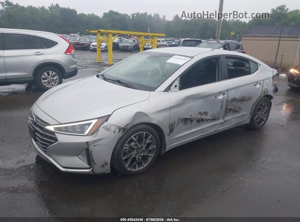 5NPD84LF8KH437705 2019 HYUNDAI ELANTRA Silver Przód lewy