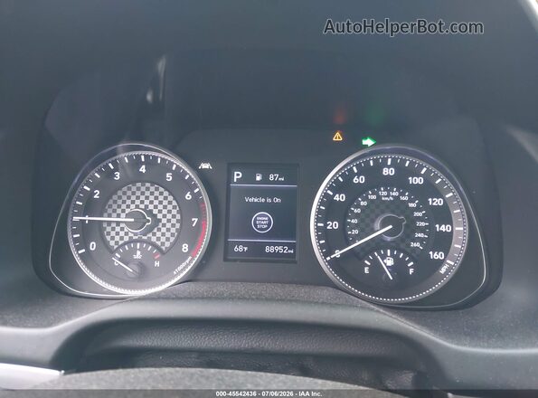 5NPD84LF8KH437705 2019 HYUNDAI ELANTRA Silver Widok tylnych siedzeń
