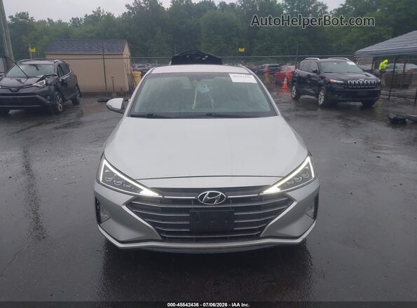 5NPD84LF8KH437705 2019 HYUNDAI ELANTRA Silver Widok wnętrza z tyłu