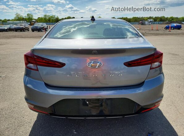 5NPD84LF8KH441947 2019 HYUNDAI ELANTRA Silver Вид ззаду