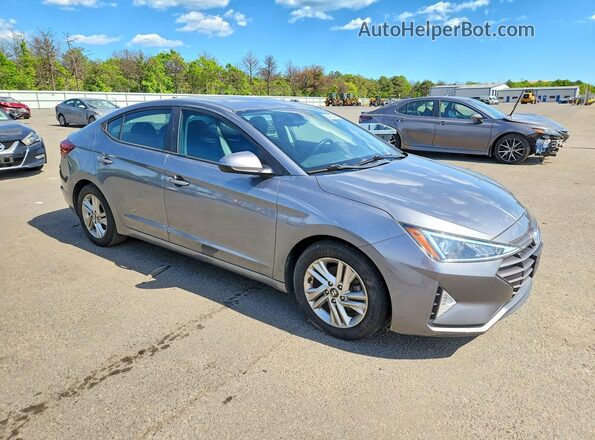 5NPD84LF8KH441947 2019 HYUNDAI ELANTRA Silver Передня права чверть