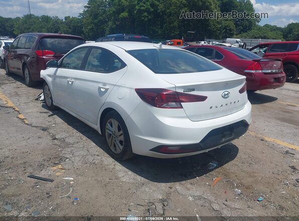 5NPD84LF8KH453712 2019 HYUNDAI ELANTRA White Հետևի ձախ